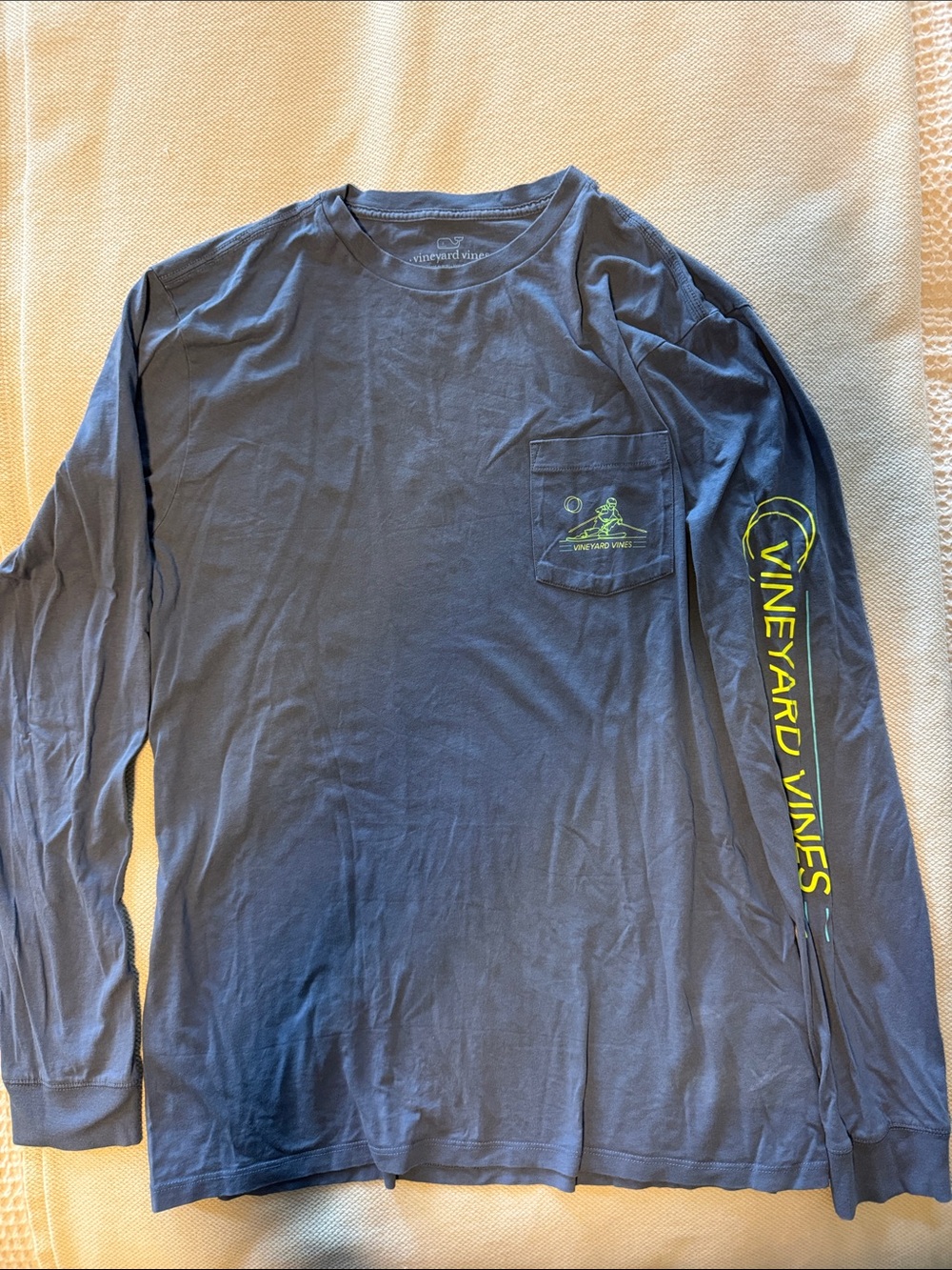 Vineyard Vines Long-Sleeve Pocket Tee Ski Racer